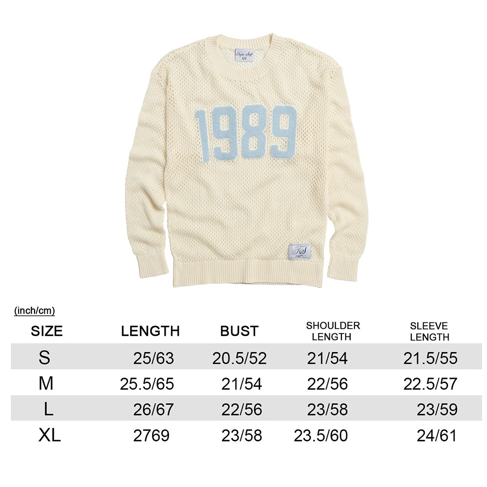 1989 Mesh Long Sleeve Top