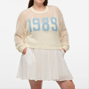 1989 Mesh Long Sleeve Top