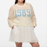 1989 Mesh Long Sleeve Top