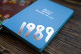 1989 Blue Hard Cover Notebooks