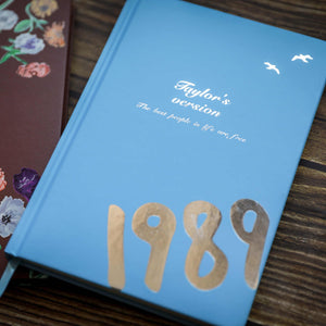 1989 Blue Hard Cover Notebooks