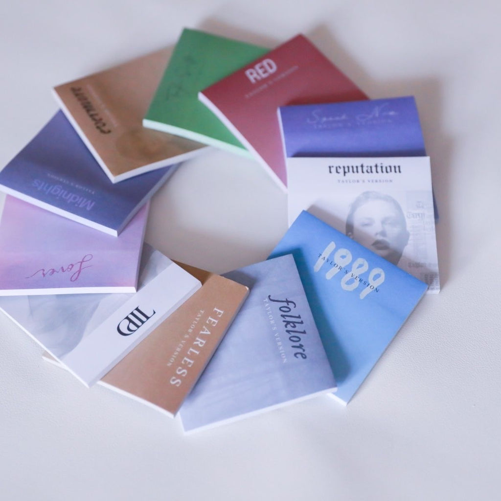 Taylor-Inspired Sticky Notes – 11 Albums, 11 Eras, All the Feels