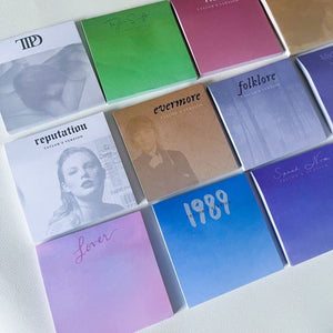 Taylor-Inspired Sticky Notes – 11 Albums, 11 Eras, All the Feels