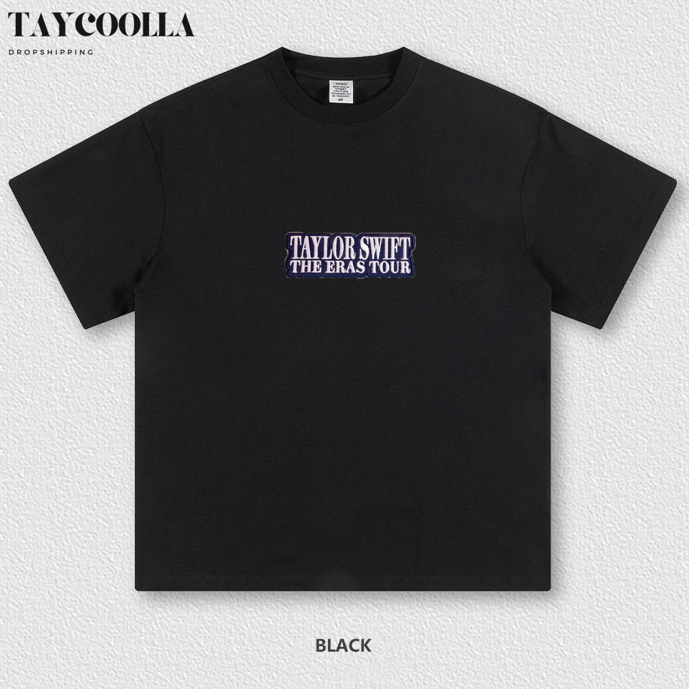 Eras Tour Embroidery Multicolor T-shirt  - Wear Your Fandom Story
