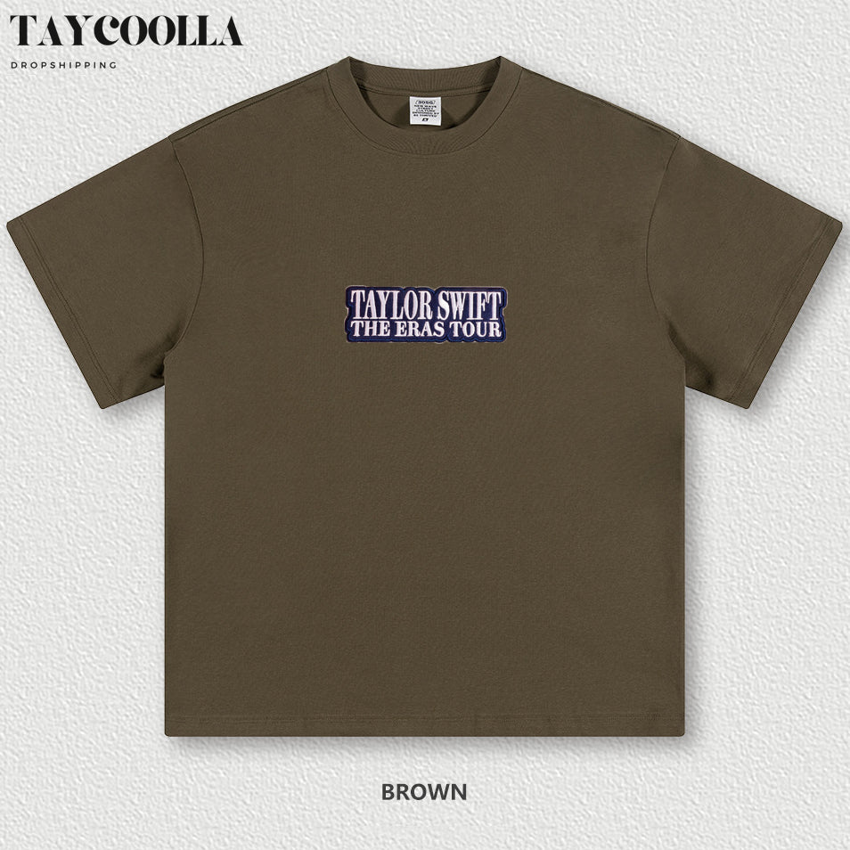 Eras Tour Embroidery Multicolor T-shirt  - Wear Your Fandom Story