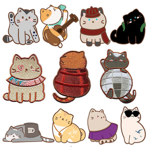 CAT TOUR Inspried Embroidery Patches