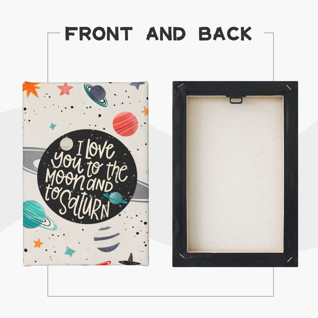 Canvas Decorative Painting With Frame 7.8*11.8 inch