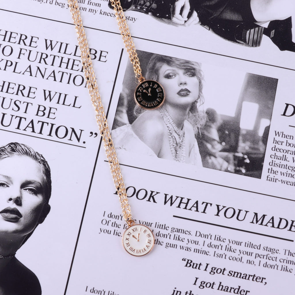 Clock MIidnights Inspired Necklace