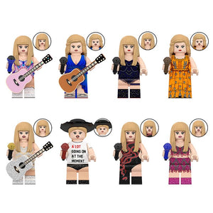 Eras Tour Mini Figures Set – 8 Taylor-Inspired Outfits