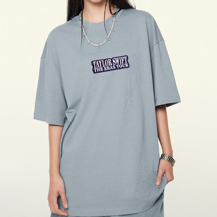 Eras Tour Embroidery Multicolor T-shirt  - Wear Your Fandom Story