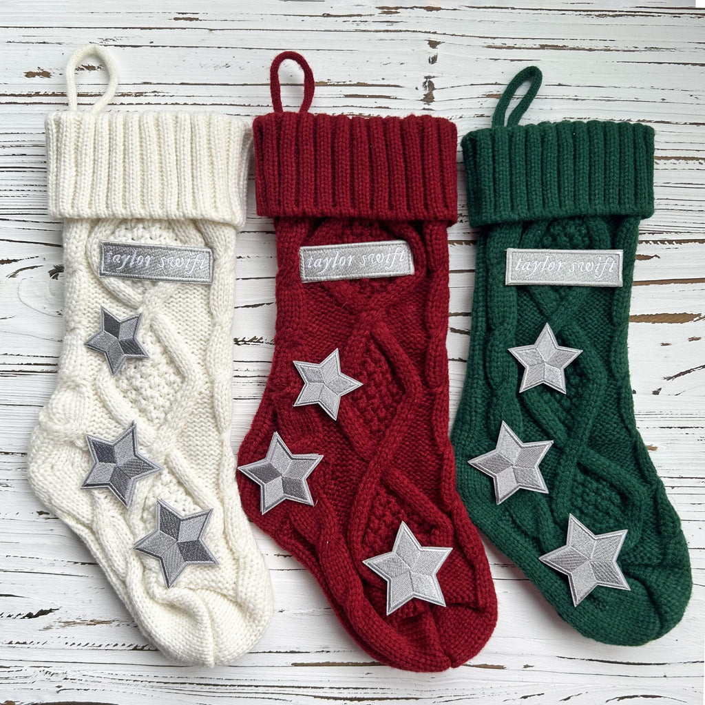 Folklore Knitted Christmas Stocking