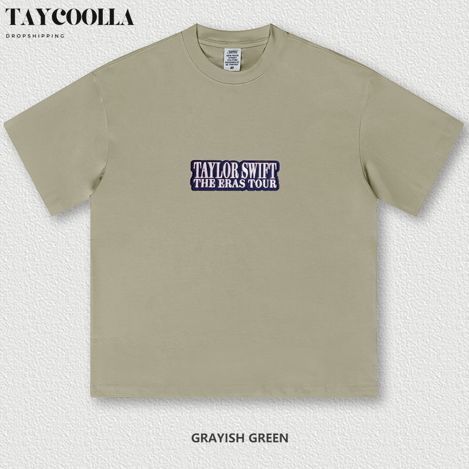 Eras Tour Embroidery Multicolor T-shirt  - Wear Your Fandom Story