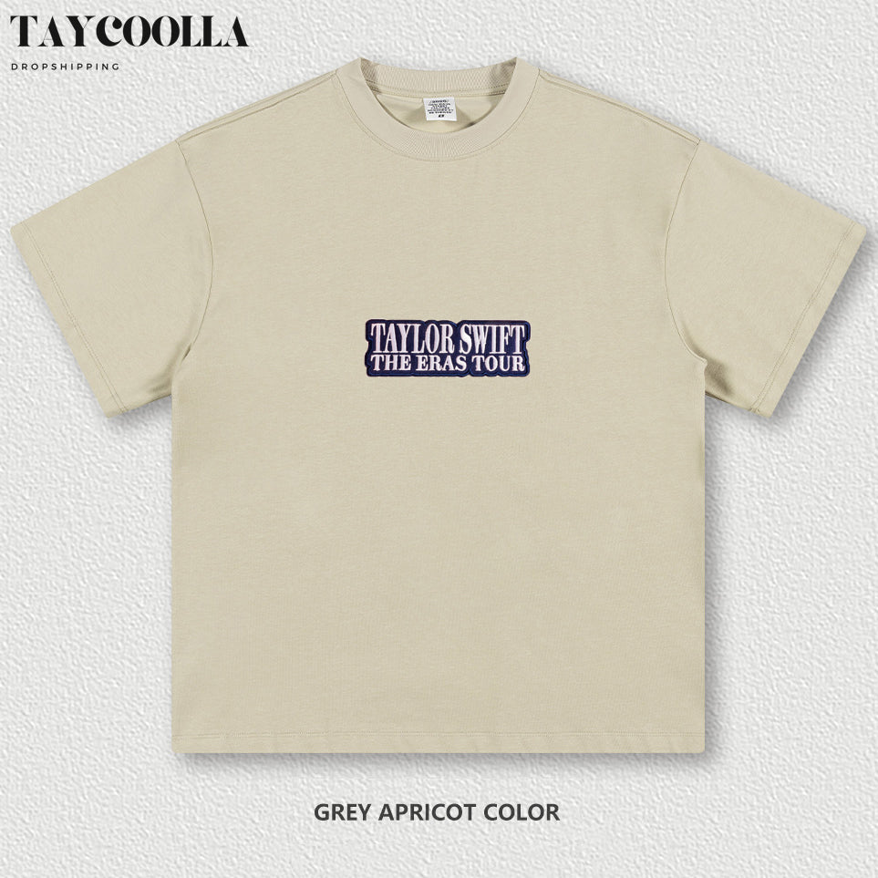 Eras Tour Embroidery Multicolor T-shirt  - Wear Your Fandom Story