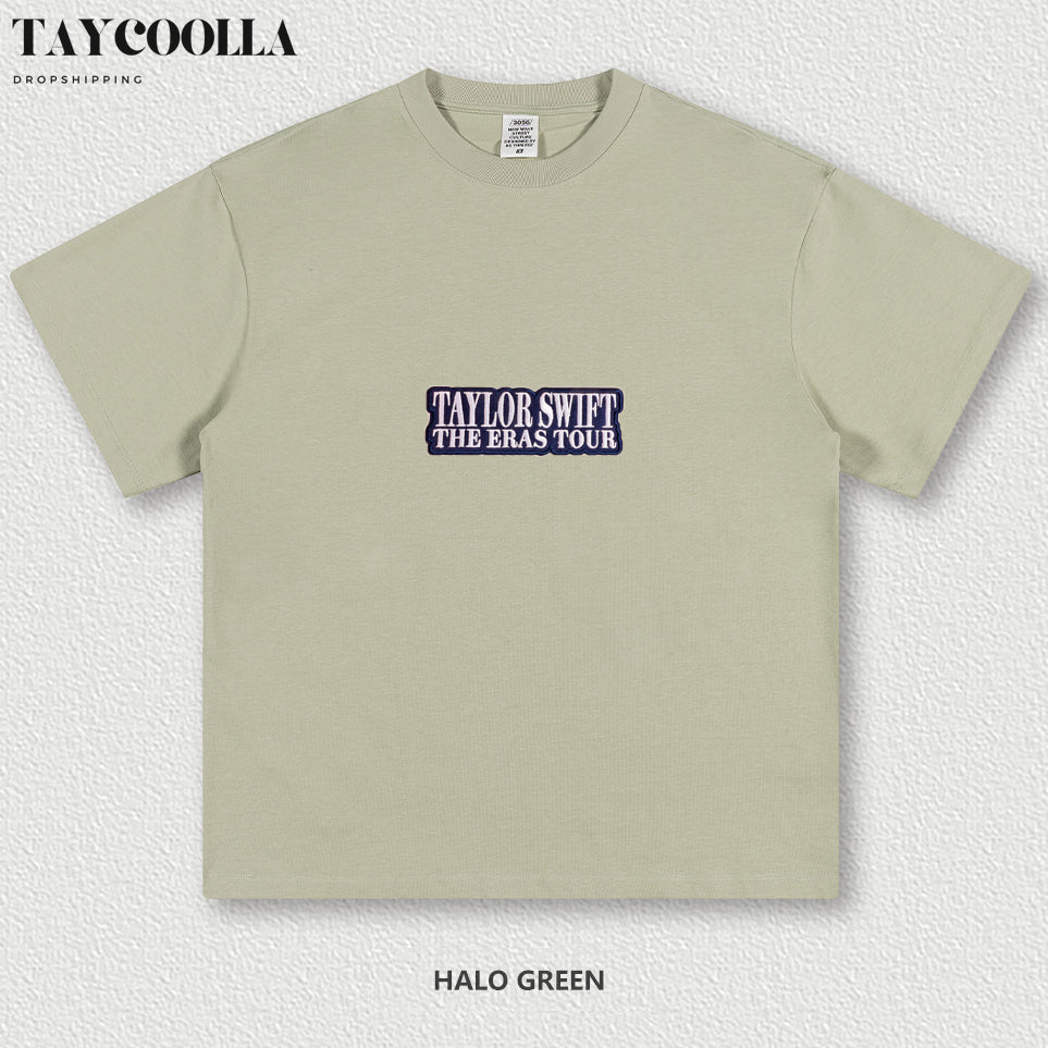 Eras Tour Embroidery Multicolor T-shirt  - Wear Your Fandom Story