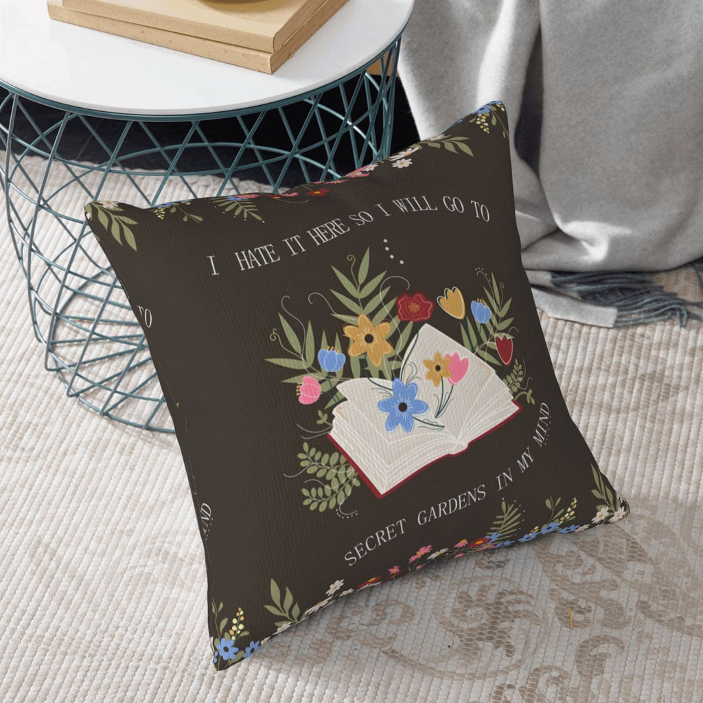 I Hate It Here lyrics Throw Pillows Case