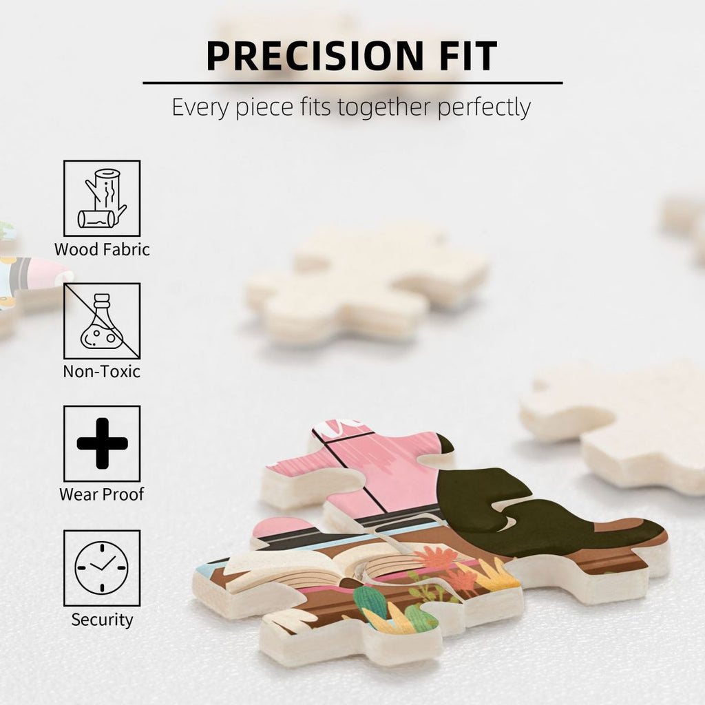 I Look in People's Windows Wooden Puzzle with 500 pieces