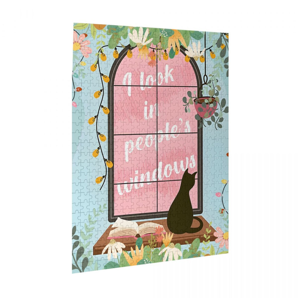 I Look in People's Windows Wooden Puzzle with 500 pieces