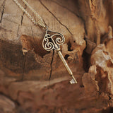 Key Inspired Bronze Necklace (with Box)