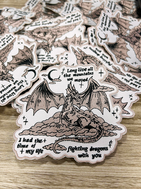 Dragon Long Live Inspried Embroidery Patch