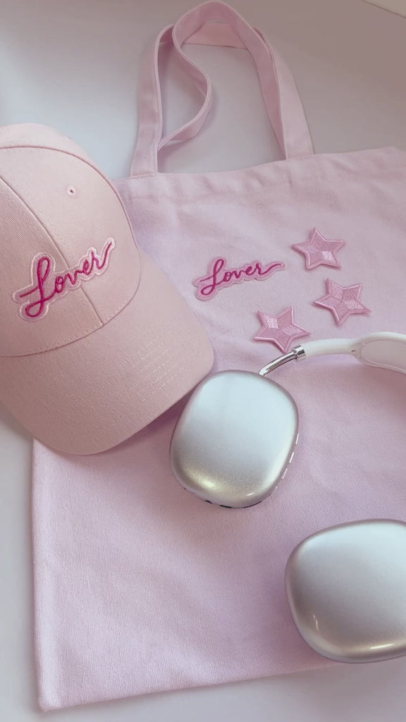 Lover Inspired Embroidery Pink Cap