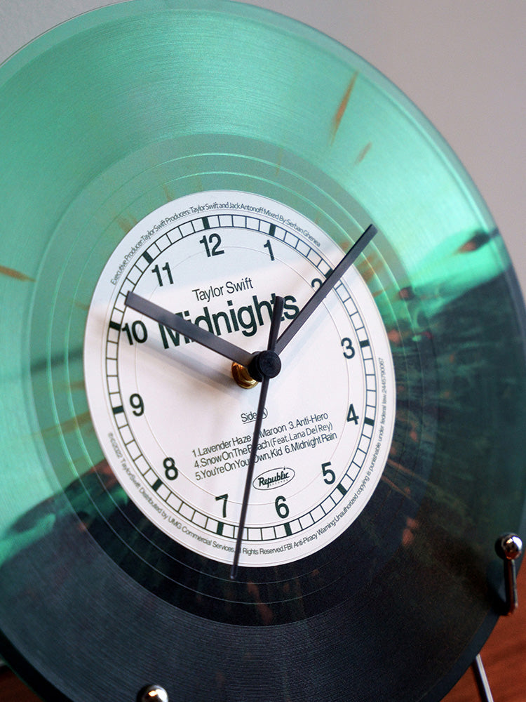 Midnights Vinyl Clock Room Ornaments 12*12 inches