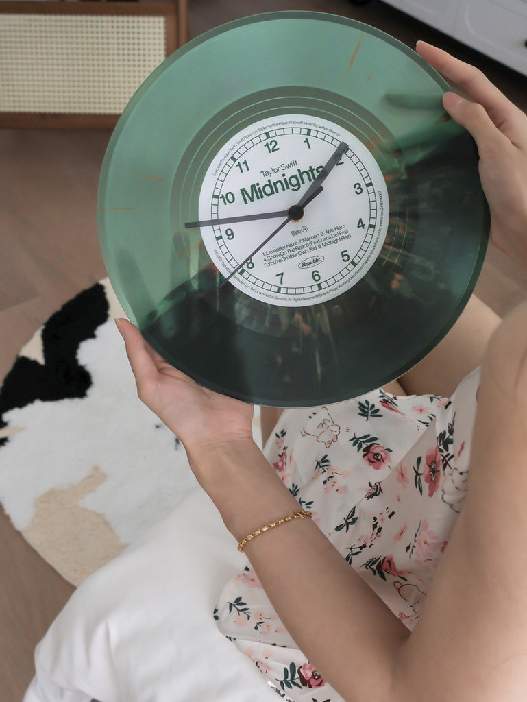 Midnights Vinyl Clock Room Ornaments 12*12 inches