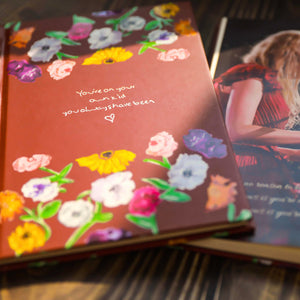 Eras Tour Piano Floral Notebook – "You're On Your Own Kid" Edition