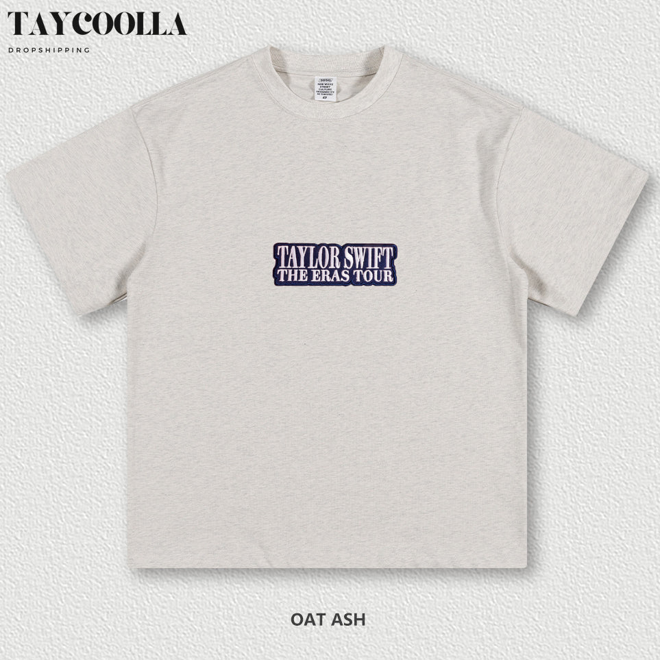 Eras Tour Embroidery Multicolor T-shirt  - Wear Your Fandom Story