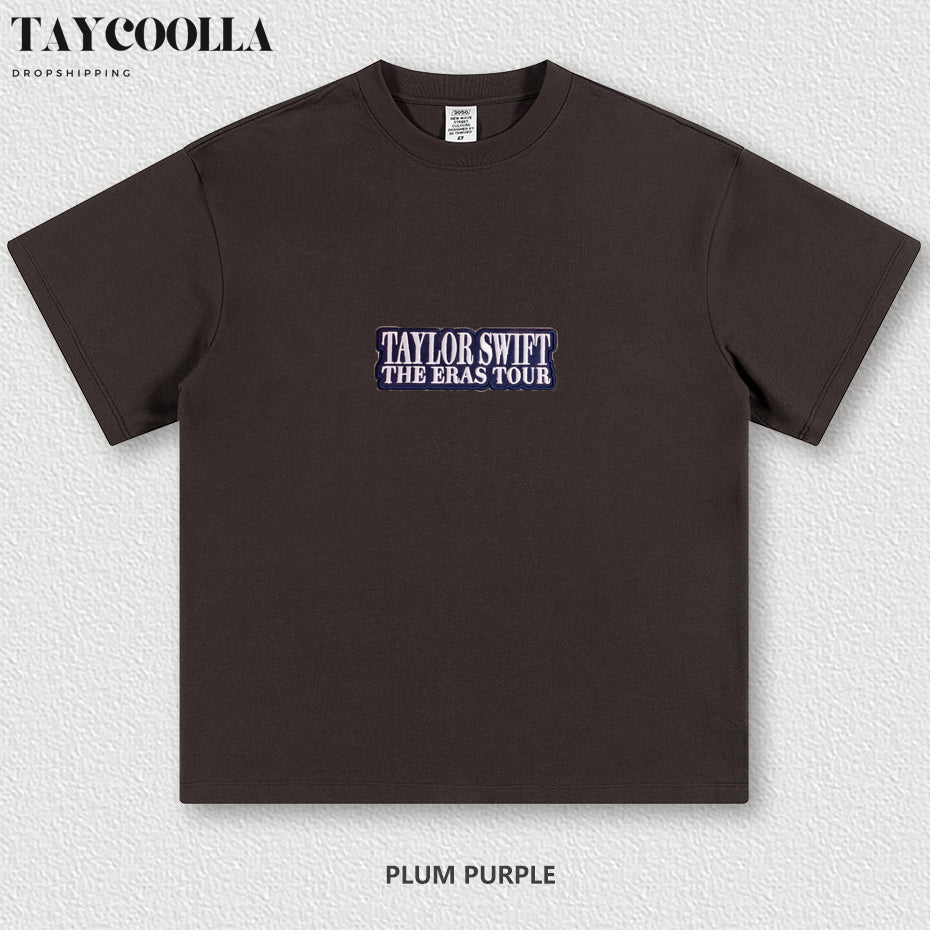 Eras Tour Embroidery Multicolor T-shirt  - Wear Your Fandom Story
