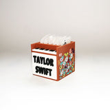 Taylor-Inspired Piano Pick Holder – 3D Printed Display with Floral Era Detail