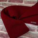 Red Inspired Tasseled Scarf