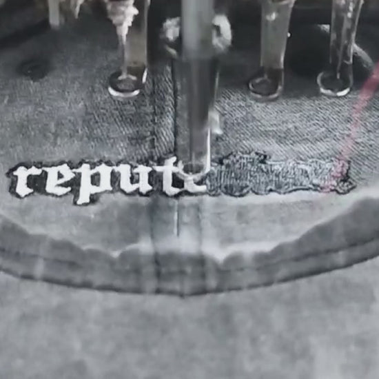 Reputation Inspired Embroidery Gray Cap