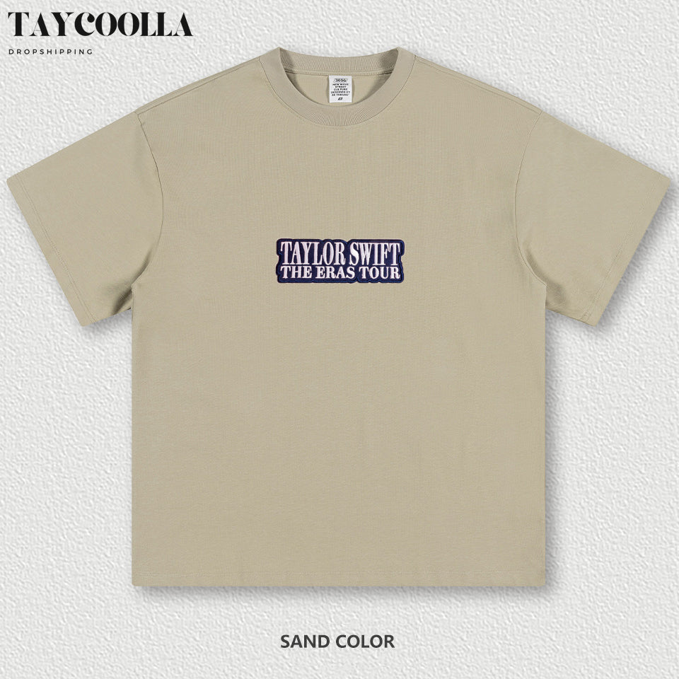 Eras Tour Embroidery Multicolor T-shirt  - Wear Your Fandom Story