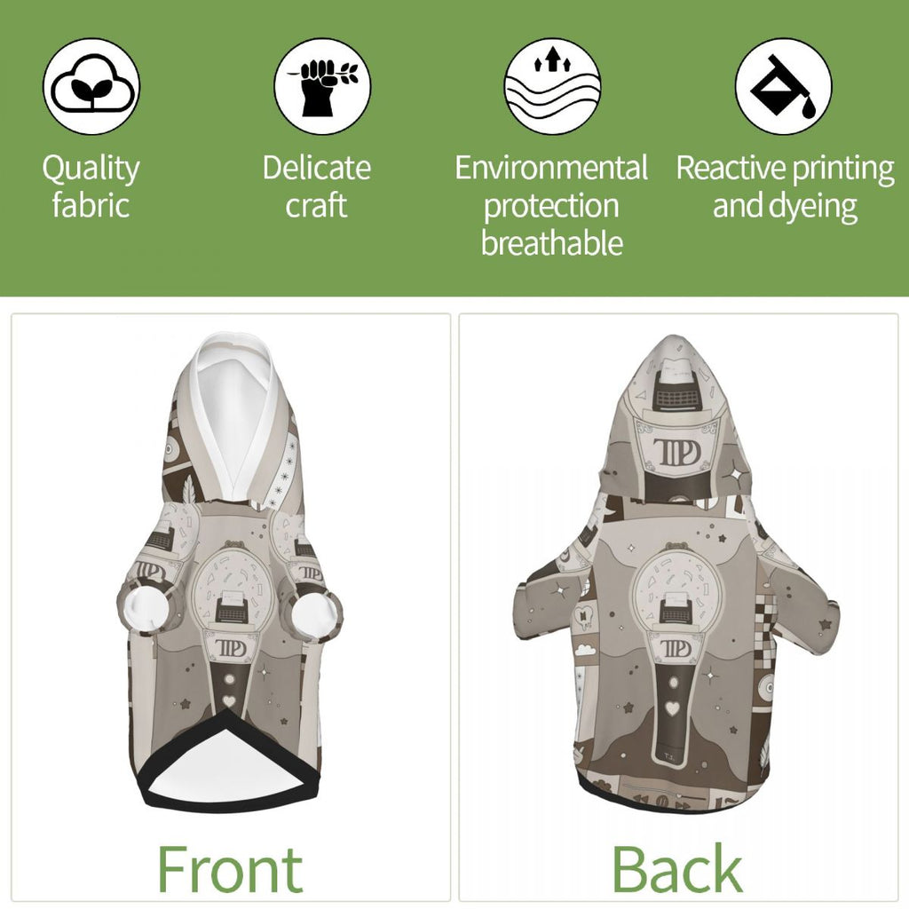 Small Pet Hooded Sweatshirt Pet Clothes