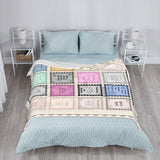 TTPD Stamp Inspired Blanket