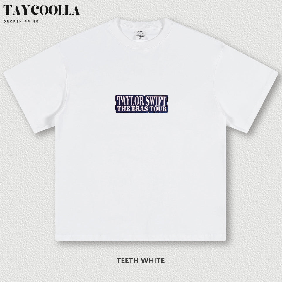 Eras Tour Embroidery Multicolor T-shirt  - Wear Your Fandom Story