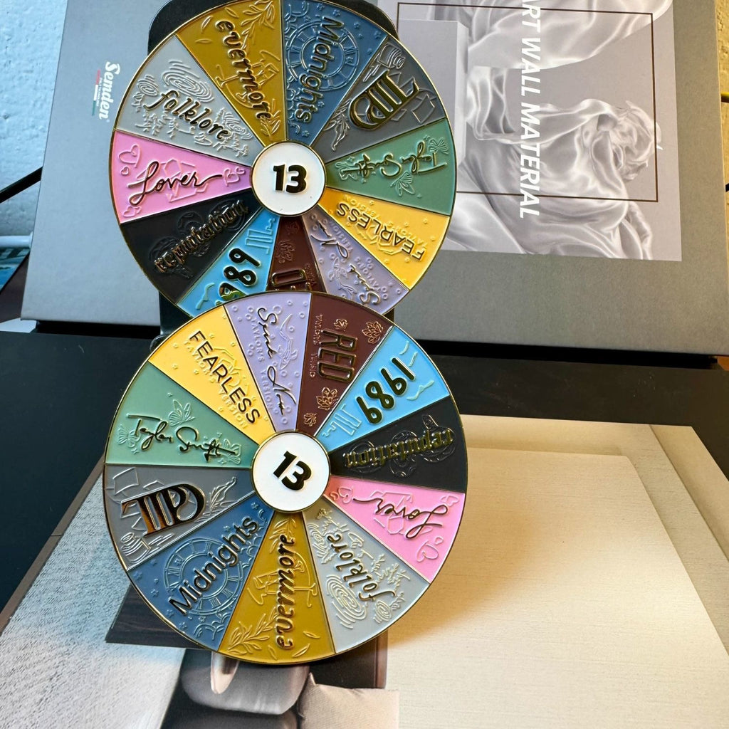 TS Album Spinner Fridge Magnet – 11 Eras + Lucky 13