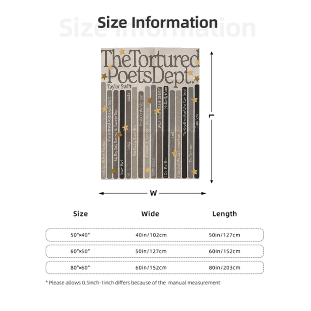TTPD Inspired Fleece Blanket