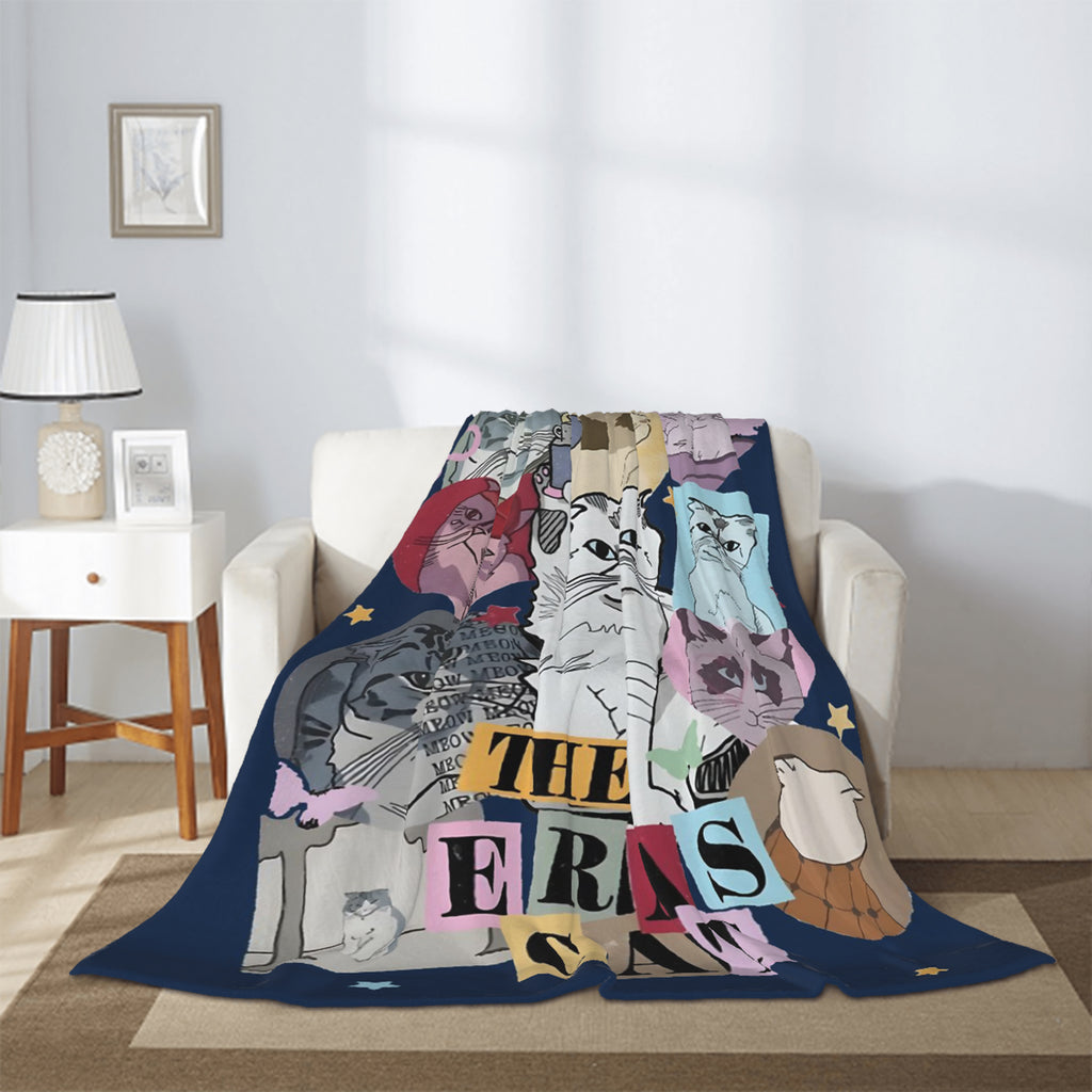 Cats Eras Tour Inspired Blanket