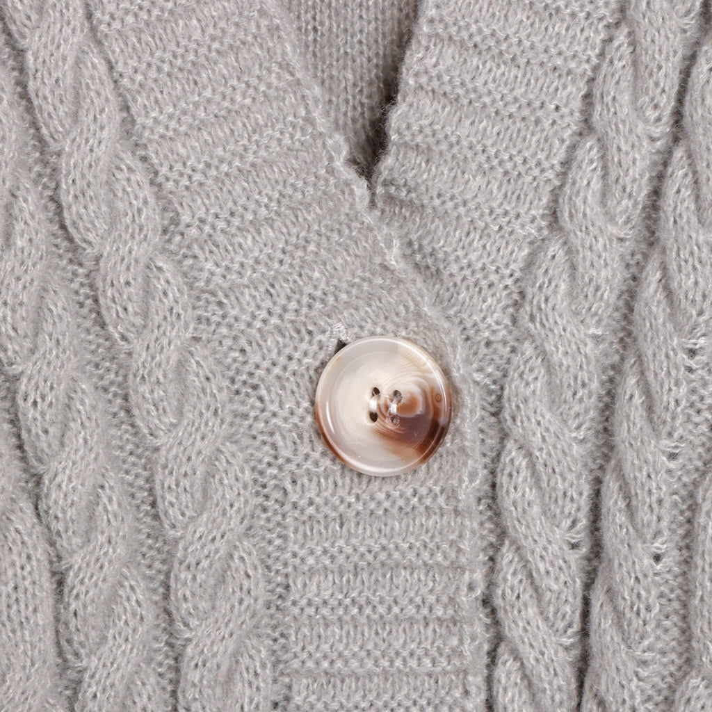 Gray Knitting Original Cardigan