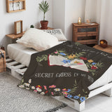 Flowers Eras Inspired Comics Blanket