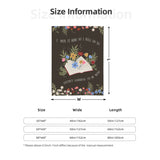 Flowers Eras Inspired Comics Blanket