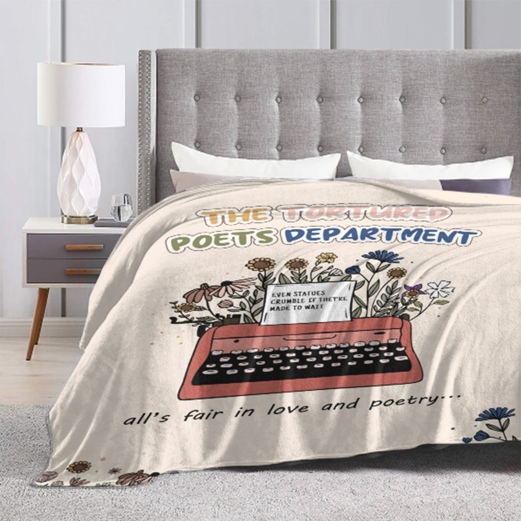 TTPD Typewriter Inspired Blanket