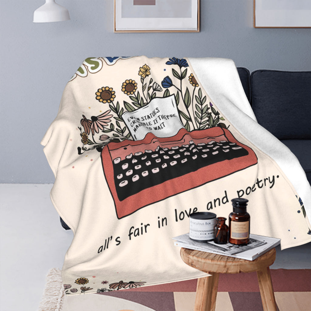 TTPD Typewriter Inspired Blanket