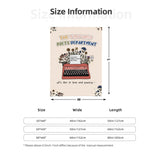 TTPD Typewriter Inspired Blanket