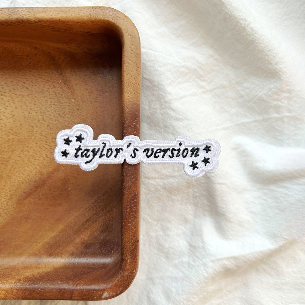 Taylor's Version Inspried Embroidery Patch