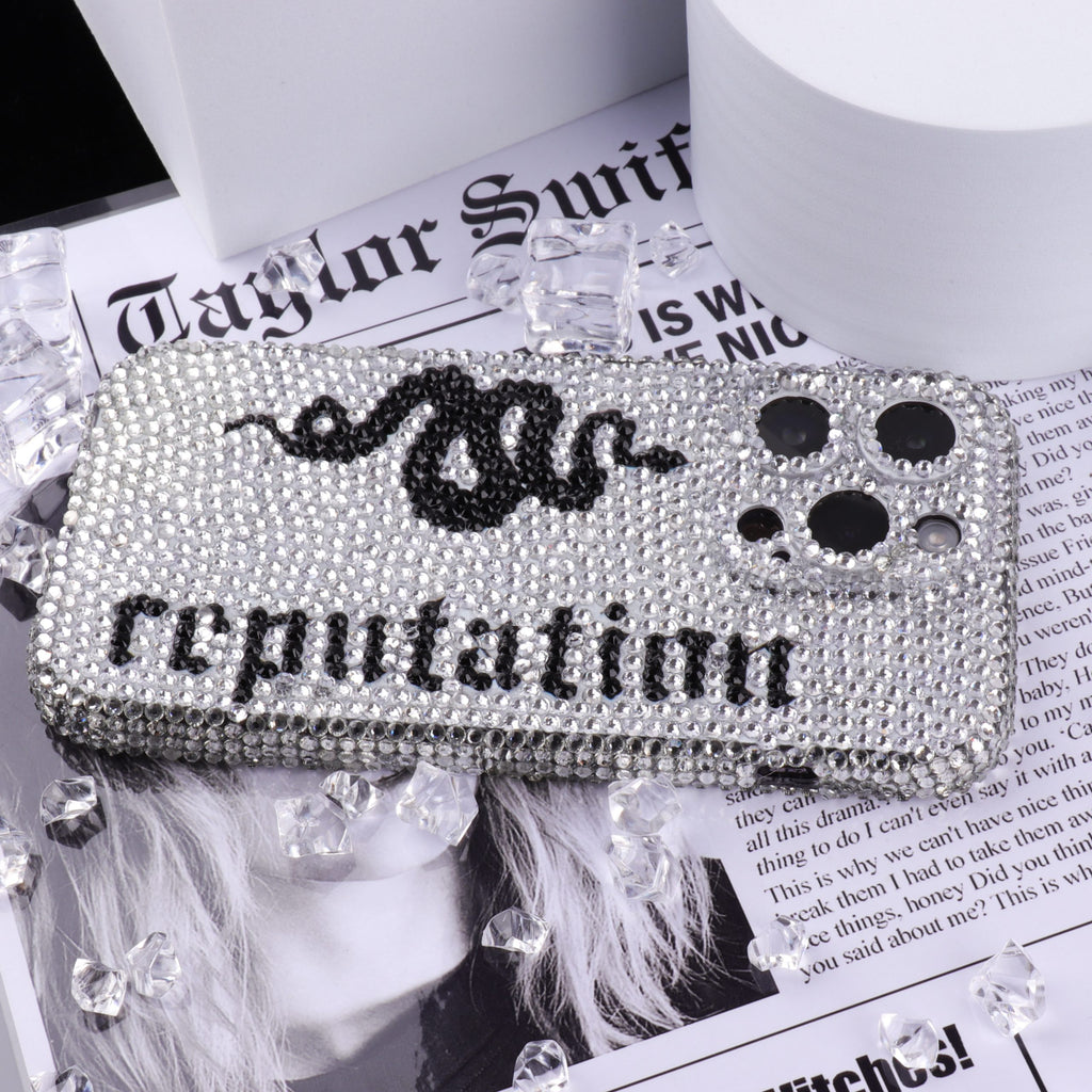 Handmade Reputation Rhinestone Iphone Case