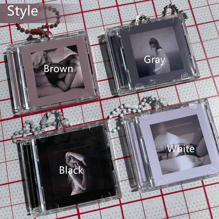 Mini Album CD NFC Keychain, TTPD Keyring Spotify Keychain Best Gifts