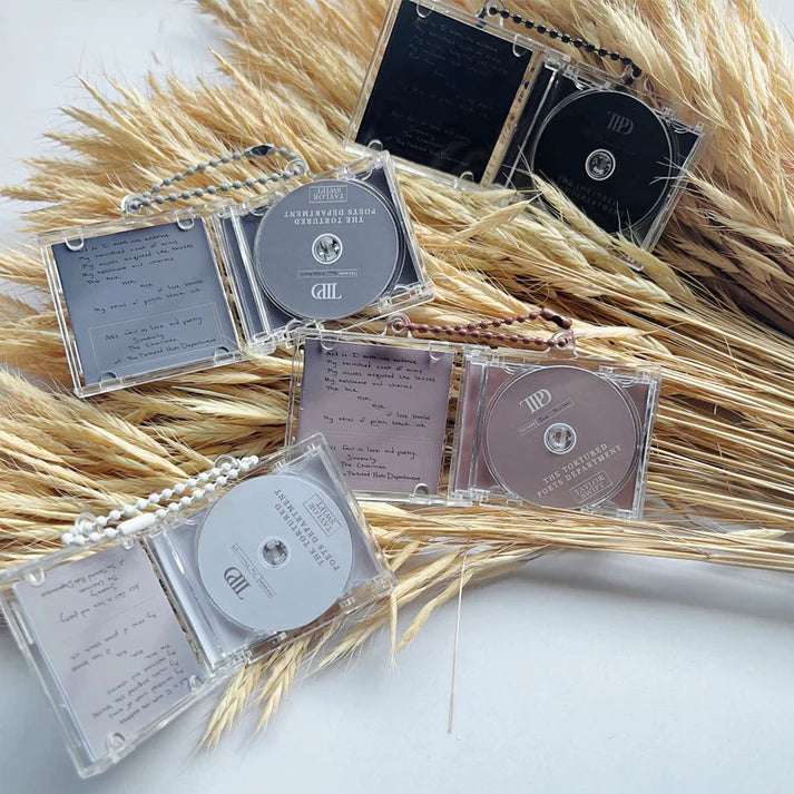 Mini Album CD NFC Keychain, TTPD Keyring Spotify Keychain Best Gifts