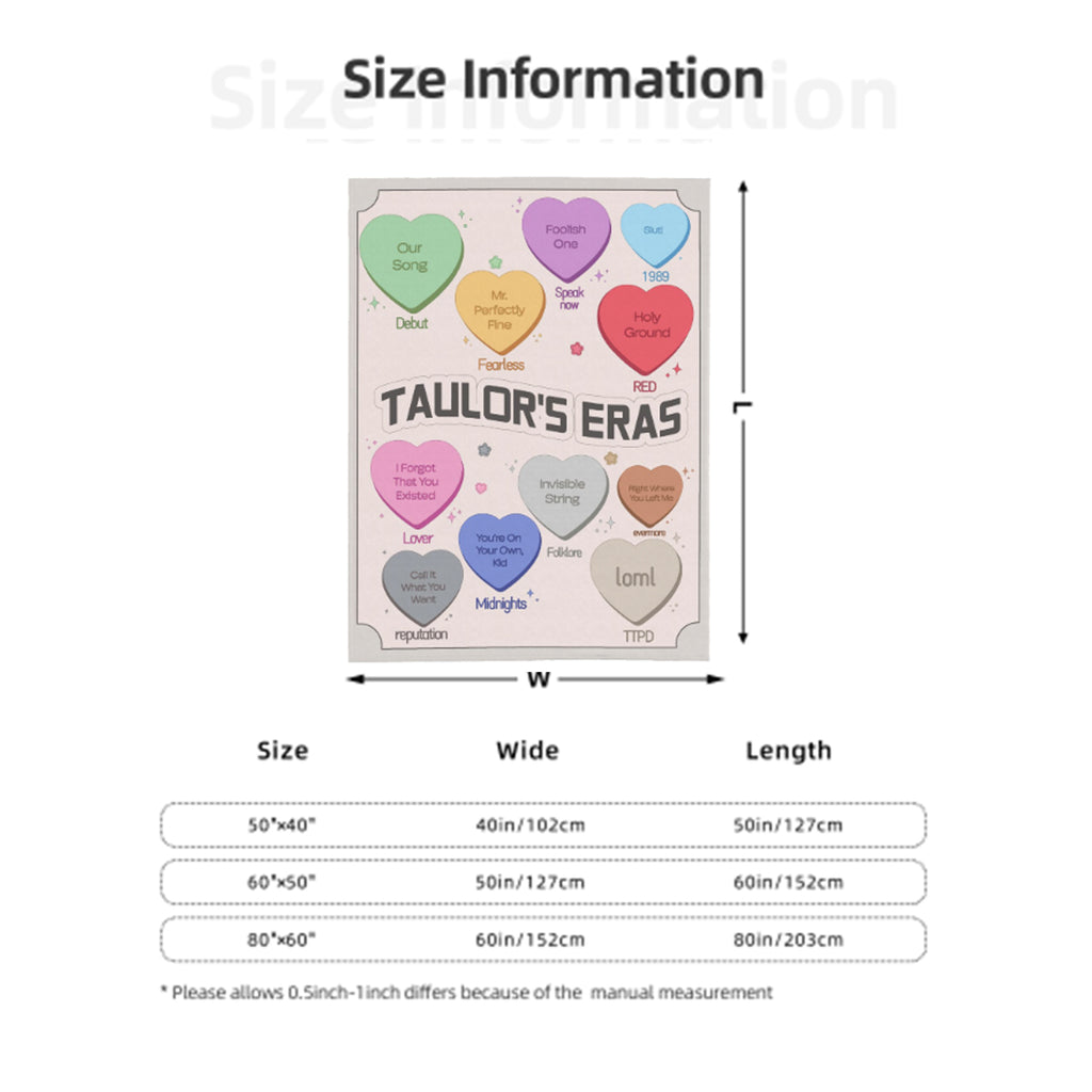Heart Eras Love Blanket